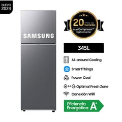 SAMSUNG - Refrigeradora Top Mount 345Lt RT35DG5620S9PE Silver