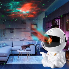 Lámpara Proyector Estrellas Nebulosa Astronauta + Control R Genieka