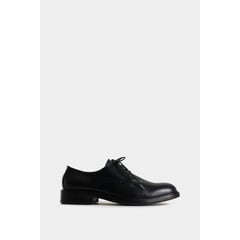 VELEZ - Zapatos cordón lunar de cuero liso para hombre cordón redondo