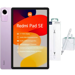 XIAOMI - Redmi Pad Se 128GB 4GB Ram Púrpura + Lápiz Wiwu Pencil One Blanco