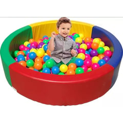 GENERICO - Piscina de pelotas pequeña + 200 pelotas - Psicomotricidad