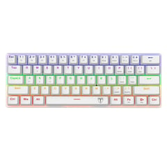 T-DAGGER - Teclado Mecánico Gamer Arena Rainbow White