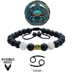 JOYERIA FENIX - Pulsera Zodiacal Piedra Natural 8mm - Joyería Fénix