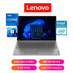 LENOVO - LAPTOP V15 15 INTEL CORE i3-1215U 8GB RAM 256GB SSD - NOTEBOOK