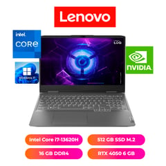 LENOVO - LAPTOP LOQ 15.6" FHD, INTEL CORE i7-13620H, 16GB RAM, 512GB SSD, RTX 4050 6GB