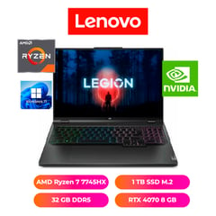 LAPTOP LEGION PRO 5 16", RYZEN 7 7745HX, 32GB RAM, 1TB SSD, NVIDIA RTX 4070 8GB