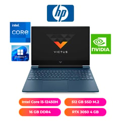 LAPTOP VICTUS GAMING 15 15", INTEL CORE i5-12450H , 8GB RAM, 512GB SSD, NVIDIA RTX 3060 4GB