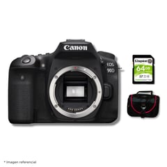 CANON - Cámara EOS 90D DSLR (Cuerpo) - Kit Básico