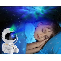 Lámpara Estrellas Nebulosa Proyector mod. Astronauta + CR Genieka