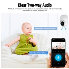 GENERICO - MONITOR DE BEBE VISION NOCTURNA WIFI HD