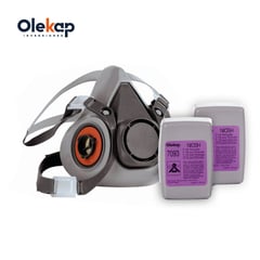 GENERICO - KIT Respirador OLEKAP Elastomerico 6200 + AP7093