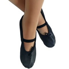 PREMIUM GIFT - Zapatillas de Ballet Media Punta Cuerina - Negro