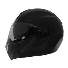 PROTUNER - CASCO MOTO ABATIBLE ARTICULADO NEGRO MATE