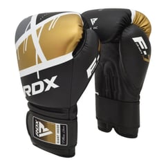 RDX - Guantes de Boxeo F7 Ego Black 12 Onzas