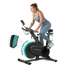 OVICX - Bicicleta estática profesional volante 18 kg spinning magnético Q200