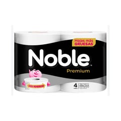 NOBLE - Papel Higienico Doble Hoja Negro Premium Paquete x 24 und