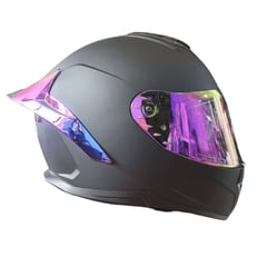 XTREME - CASCO INTEGRAL NEGRO VISOR ARCOIRIS DIA Y NOCHE L