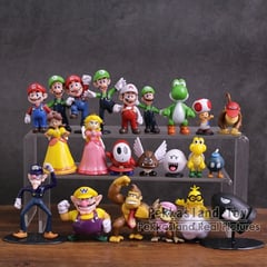 Super Mario Bros Mario Luigi Wario Waluigi sapo Bowser Yoshi de Daisy