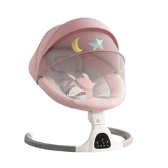 PERU IMPORTACIONES - Mecedora Eléctrica para Bebe Rosado bluetooth