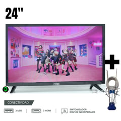 GENERICO - Televisor Innos 24" S2401KU LED HD Smart TV // ANTENA HD