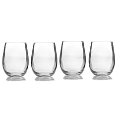 GLASSIA - Set 4 piezas vasos Napa alto 500 ml