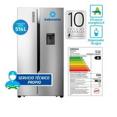 INDURAMA - REFRIGERADORA RI-788D514L NO FROST CROMA