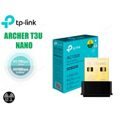 TP LINK - ADAPTADOR TP-LINK ARCHER T3U NANO DUAL BAND AC1300 MU-MIMO