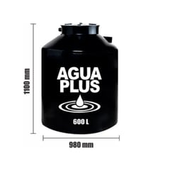 AGUA PLUS - TANQUE PARA AGUA 600 LT CON ACCESORIOS + FILTRO