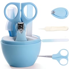 MINARI - Kit de Higiene para Bebés Cortauñas 4 piezas Azul K04