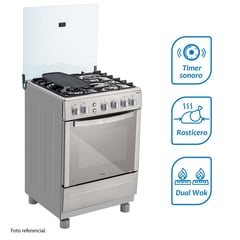 COLDEX - Cocinas a Gas 4 Quemadores CX681 Inox