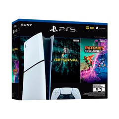 SONY - Consola PS5 Digital Slim + Returnal +Ratchet & Clank