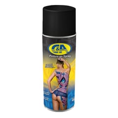 C&A - PINTURA EN SPRAY NEGRO BRILLANTE