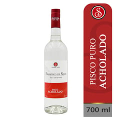 FRANCISCO DE SALES - PISCO ACHOLADO x 700 ml.