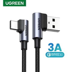 UGREEN - CABLE USB a USB C - 2MT - 90 GRADOS EN AMBOS EXTREMOS