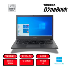 TOSHIBA - Laptop Dynabook 14 " Core i3 10110U 16gb Ram, 1tb ssd m.2