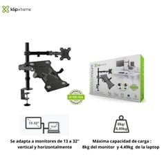 KLIP XTREME - Soporte para Monitores y Laptops  KMM-301