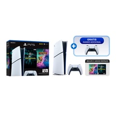 SONY - Consola PS5 DIGITAL SLIM + 1 Mando + Returnal + Ratchet Gratis