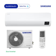 SAMSUNG - Aire Acondicionado Split Pared de 24000 BTUH Eco Inverter Frío Solo