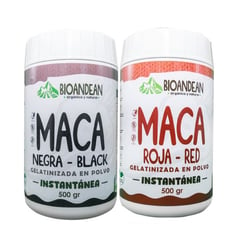 GENERICO - Pack Maca Orgánica Negra - Roja