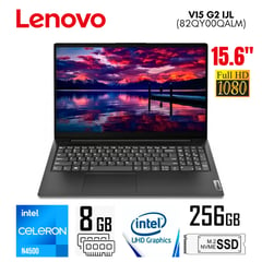 LENOVO - Laptop V15 G2 IJL 15.6 Pulg. FHD Intel Celeron N4500 8GB RAM 256GB SSD 82QY00QALM