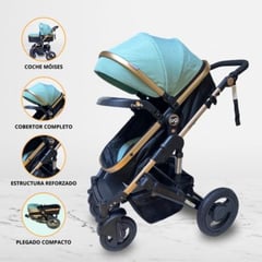 BABYGO - Coche Deportivo Moisés para Bebé «PRADO» Green