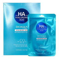 BIOAQUA - Mascarilla Facial HA con Ácido Hialurónico 30 ml