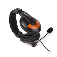 HALION - AUDIFONO Y MICROFONO PARA PC HA 305 NARANJA