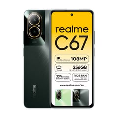 REALME - SMARTPHONE C67 256GB ROM+ 16GB RAM (8GB+ 8GB Extended) / BLACK ROCK