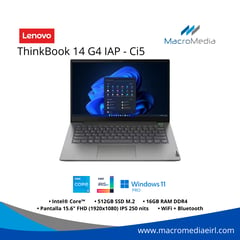 LENOVO - ThinkBook 14 G4 IAP, Ci5, 8GB RAM, 256GB SSD