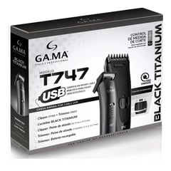 GAMA - Set Corta Pelo Inalámbrico Titanium T 747