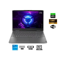 LENOVO - LOQ I5-12450H, SSD 512, RAM 8GB DDR5, TARJETA RTX 3050 6 GB, 15.6 FHD