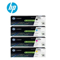 HP - KIT DE TONER 230A W2300A COLOR NEGRO CIAN YELLOW MAGENTA