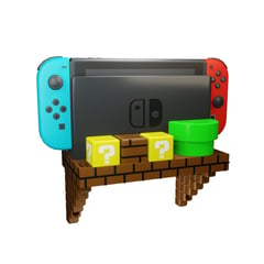 NINTENDO - Soporte Switch Mario World y 25 juegos