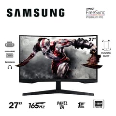 SAMSUNG - Monitor Gaming Odyssey G5 de 27 165Hz 1ms MPRT